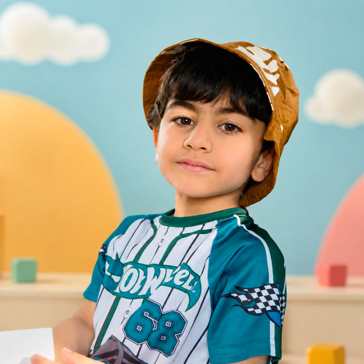 Abdullah smiling